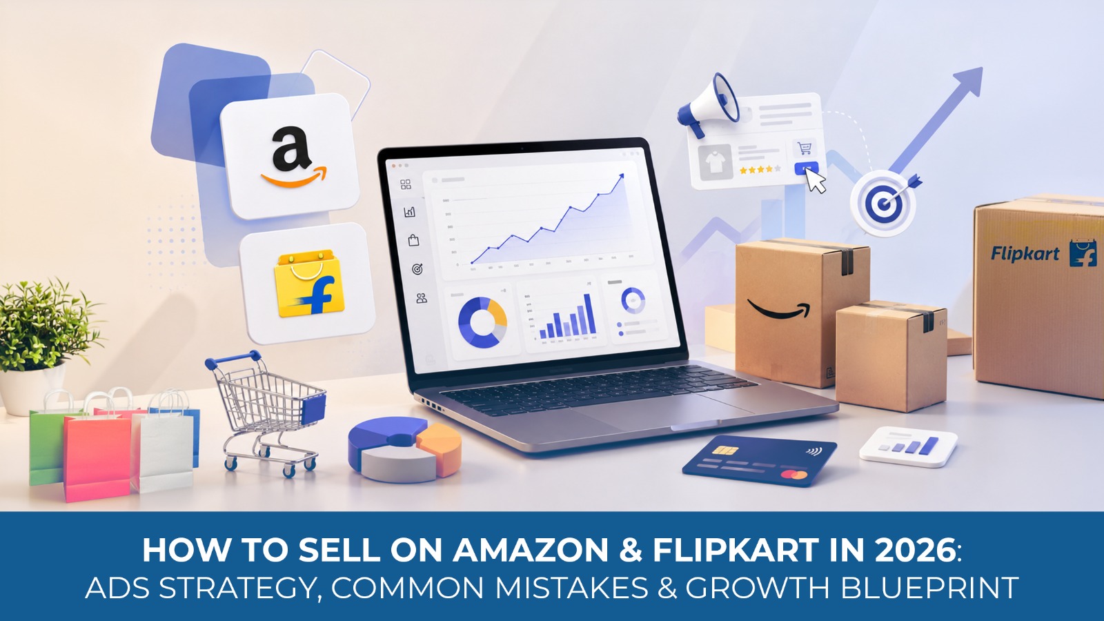How to Sell on Amazon & Flipkart in 2026: Ads Strategy, Common Mistakes & Growth Blueprint